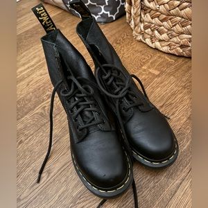 Black Dr. Marten’s boots